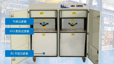 與煙霧過濾器時代共同進步，執(zhí)信環(huán)保激光打標煙霧過濾器！