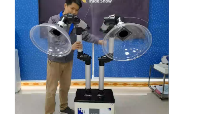 執信環保車間除塵器設備吸塵器,除塵器小型,凈化企業車間煙塵污染！